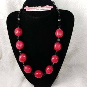 Handmade Red Coral Necklace